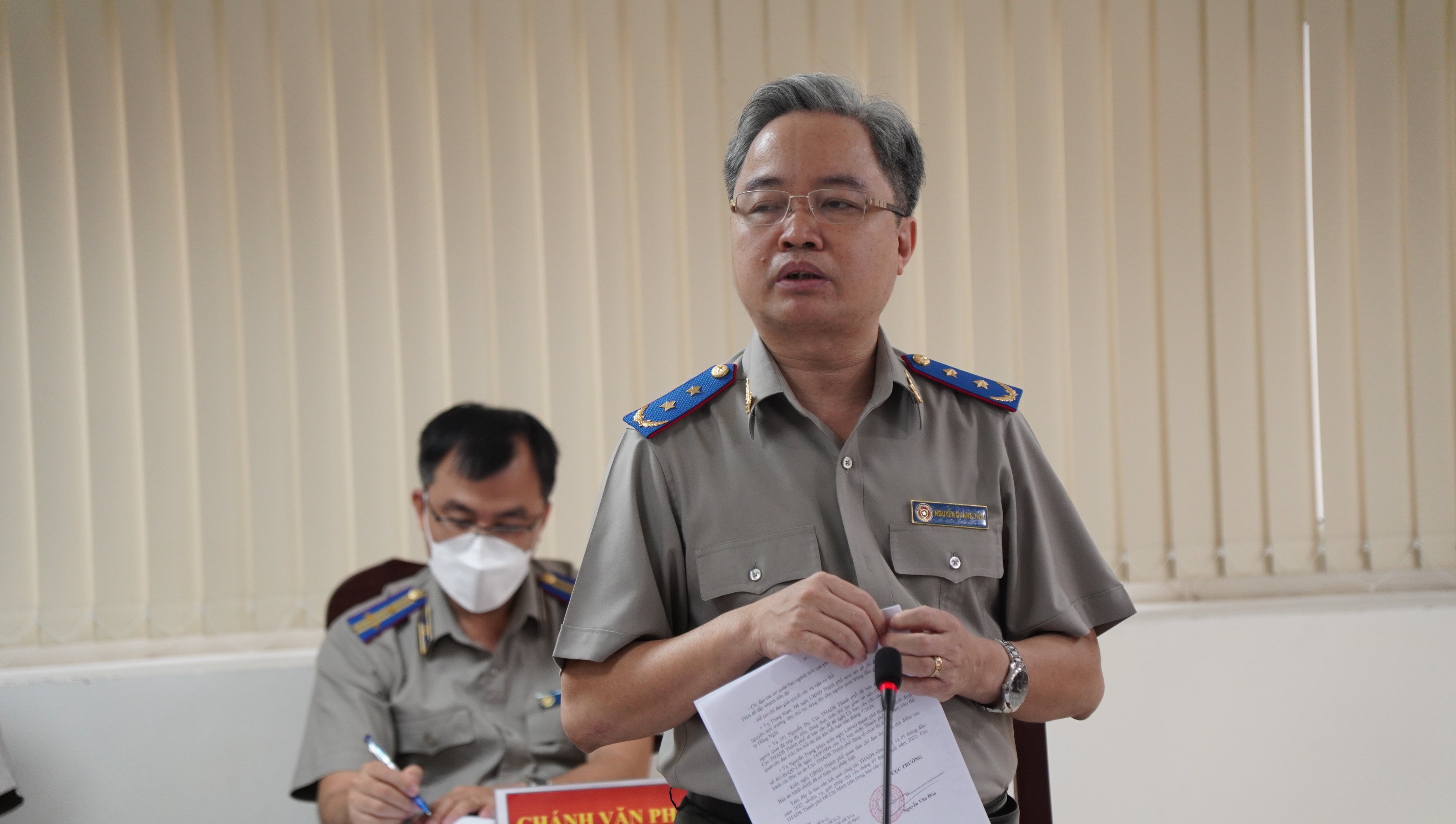 Tổng cục trưởng Tổng cục THADS Nguyên Quang Thái