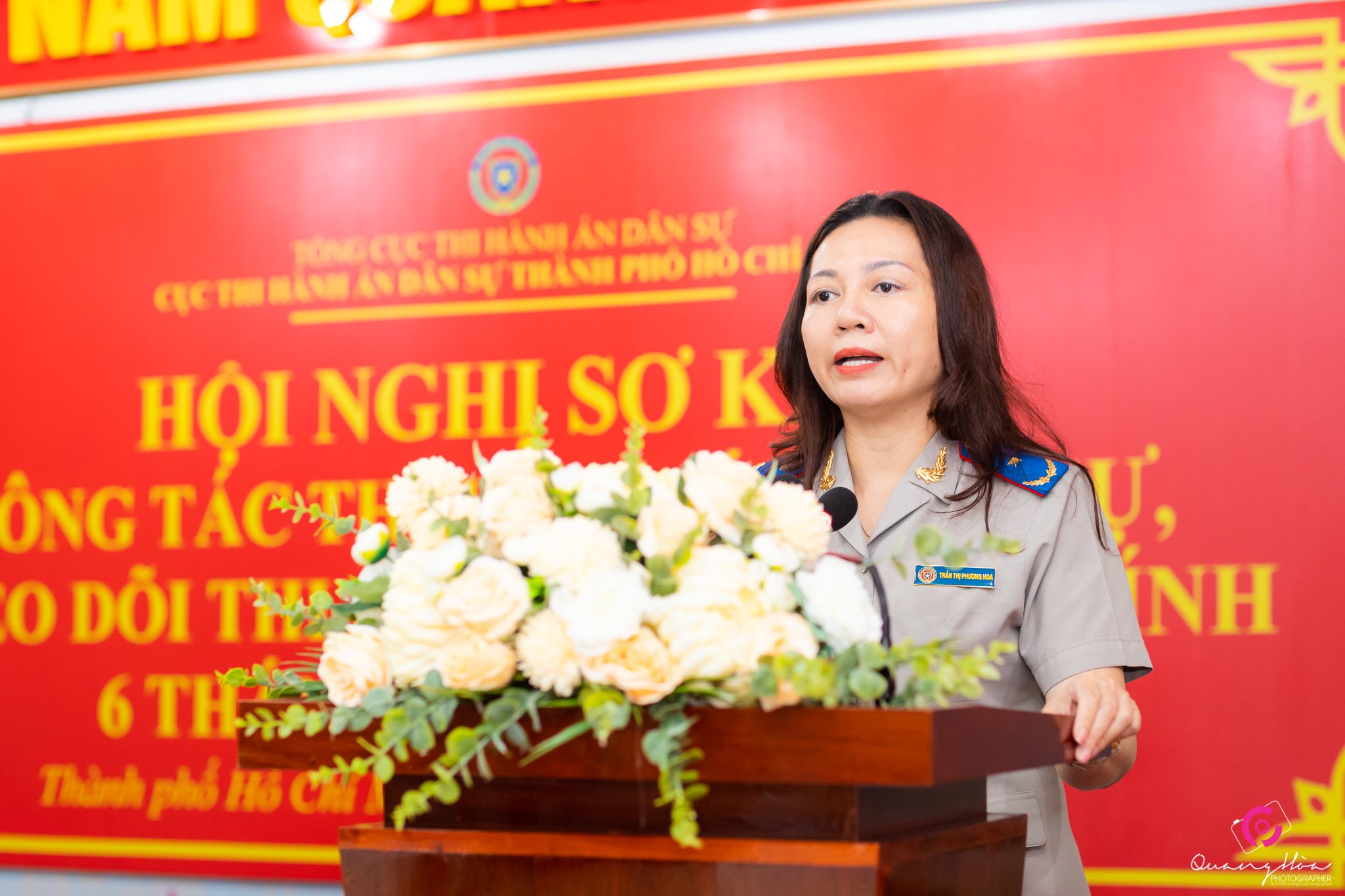 Phó Tổng cục trưởng Trần Thị Phương Hoa phát biểu chỉ đạo tại Hội nghị sơ kết công tác THADS 6 tháng đầu năm 2022
