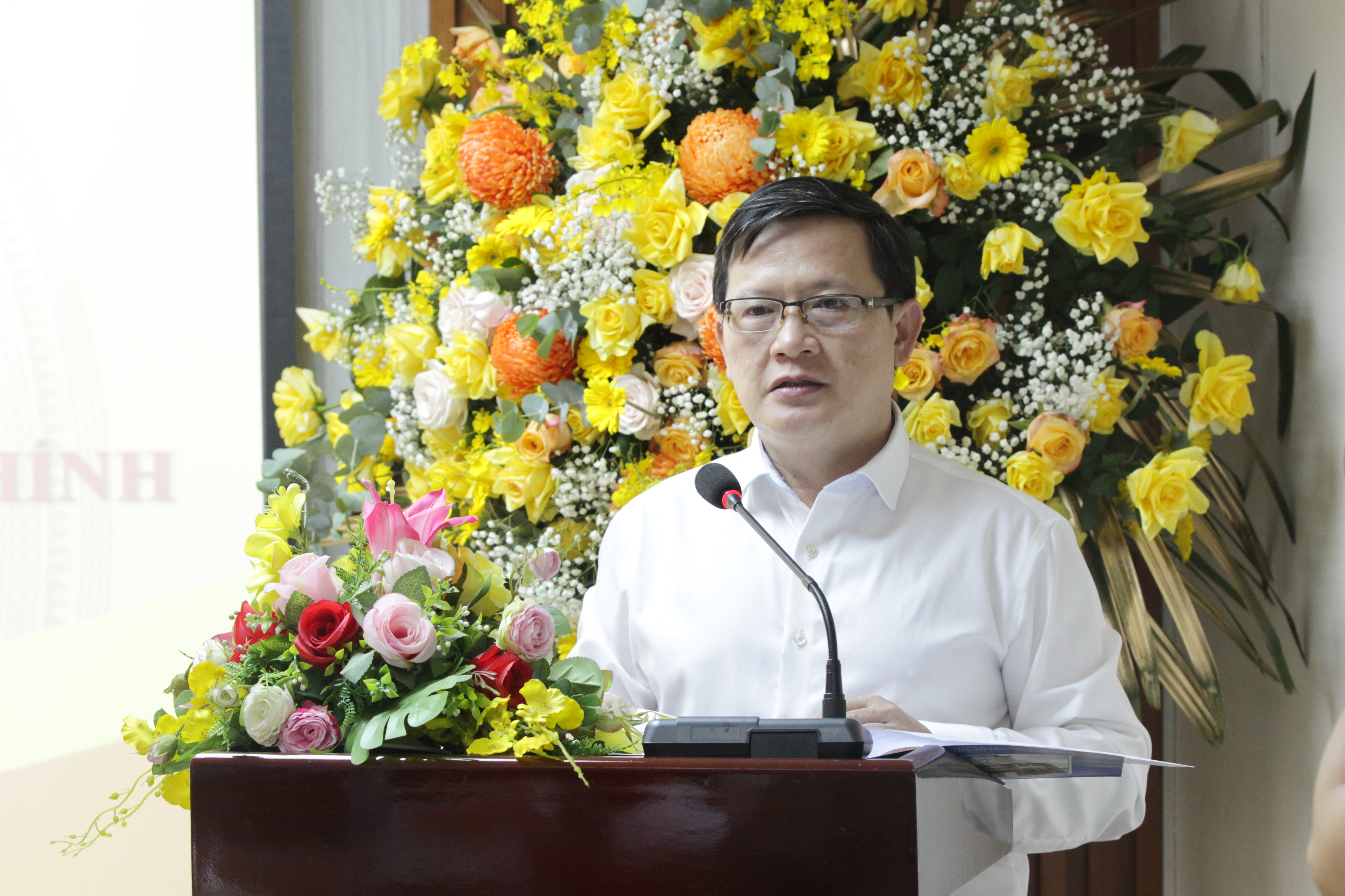 Thứ Trưởng Mai Lương Khôi phát biểu tại HN triển khai công tác năm 2022 tại Cục THADS Tp.HCM