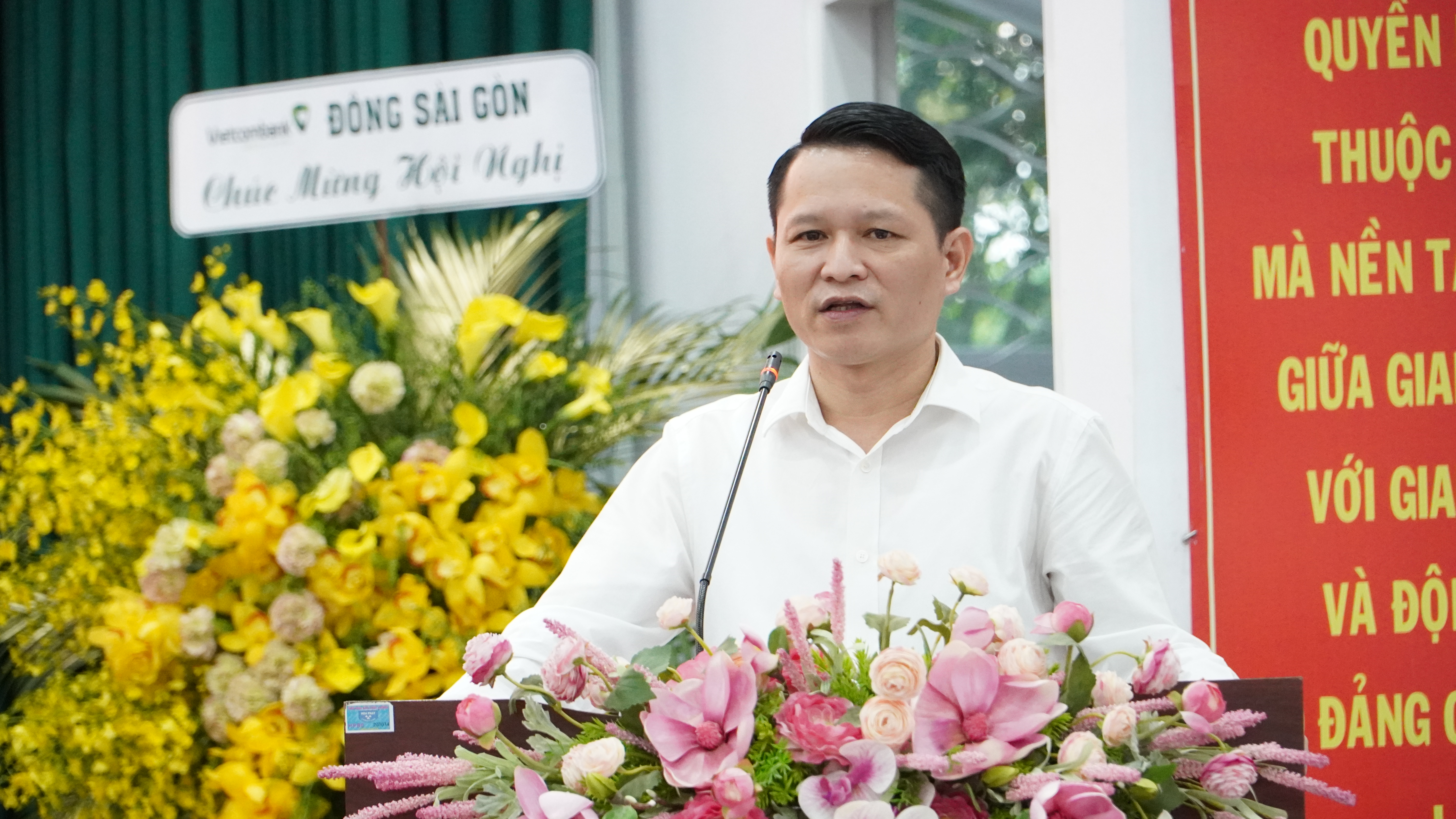 Quyền Cục trưởng Nguyễn Văn Hòa phát biểu tại HN triên khai công tác năm Chi cục Quận 1 03.12.2021