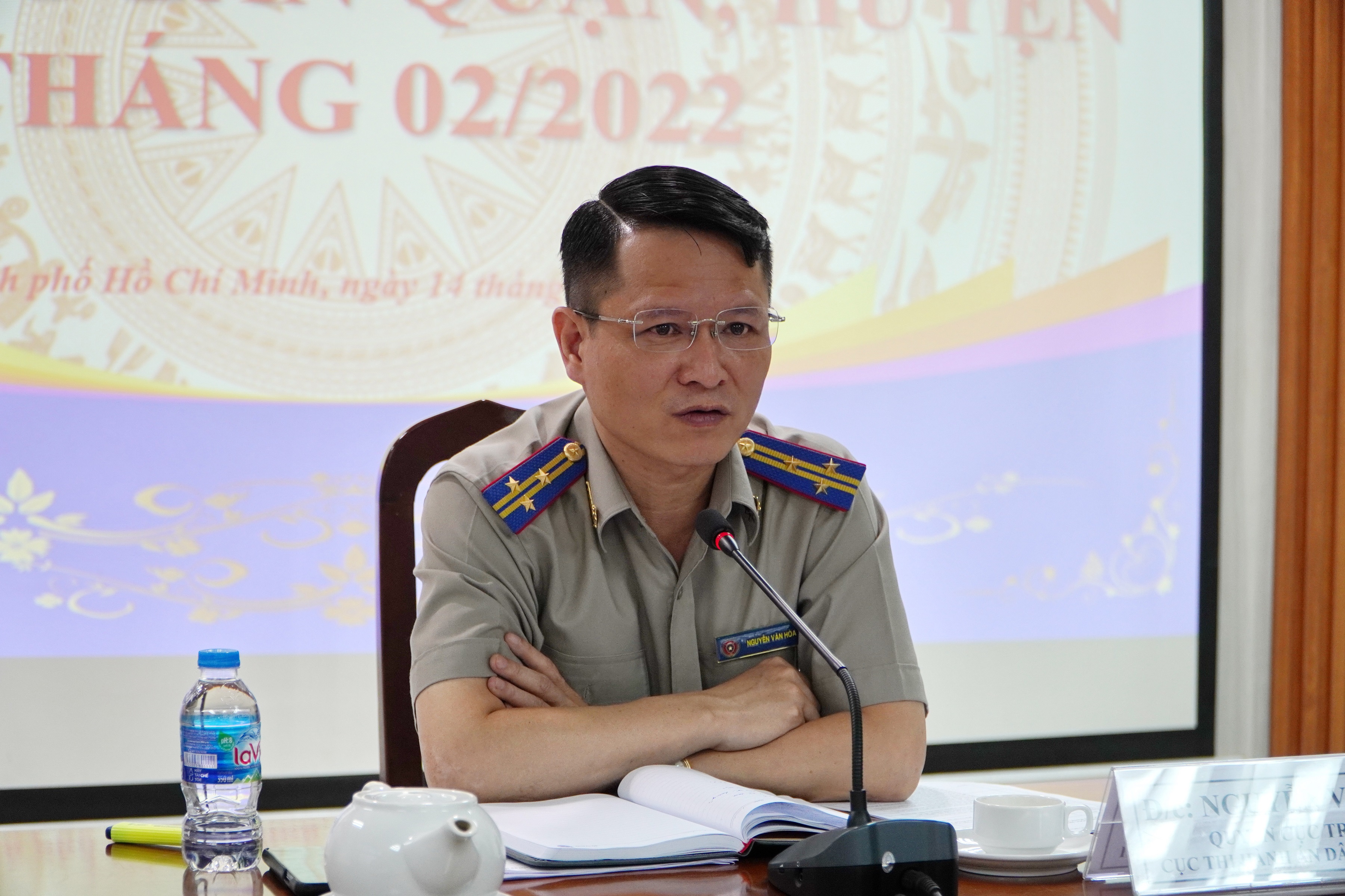 Q. Cục trưởng Nguyễn Văn Hòa phát biểu chỉ đạo tại Hội nghị Giao ban Quận/huyện tháng 02/2022