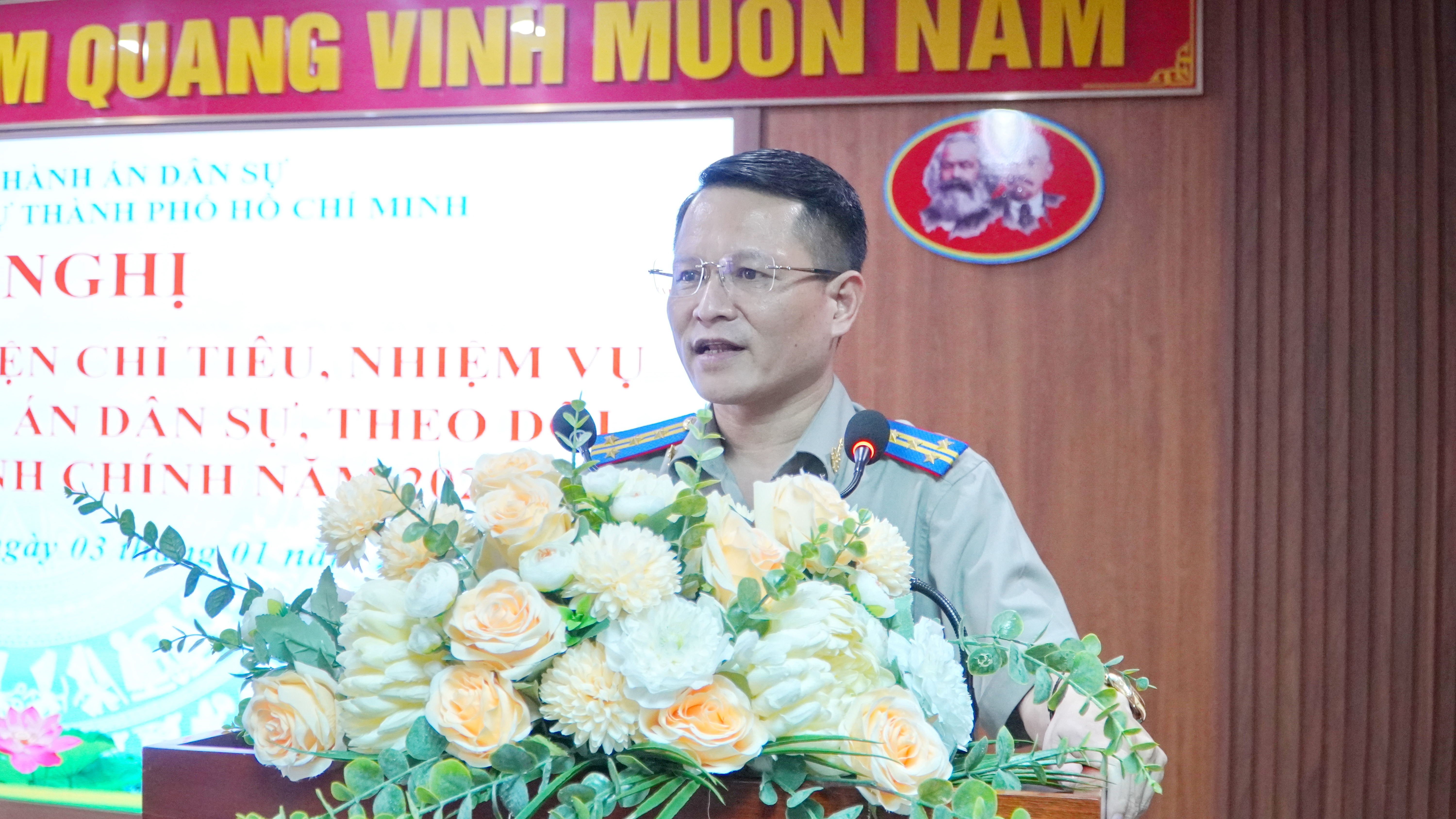 Quyền Cục trưởng Nguyễn Văn Hòa phát biểu tại Hội nghị triển khai công tác năm 2023
