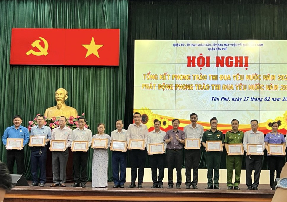 Chi cục THADS quận Tân Phú: Đẩy mạnh phong trào thi đua yêu nước