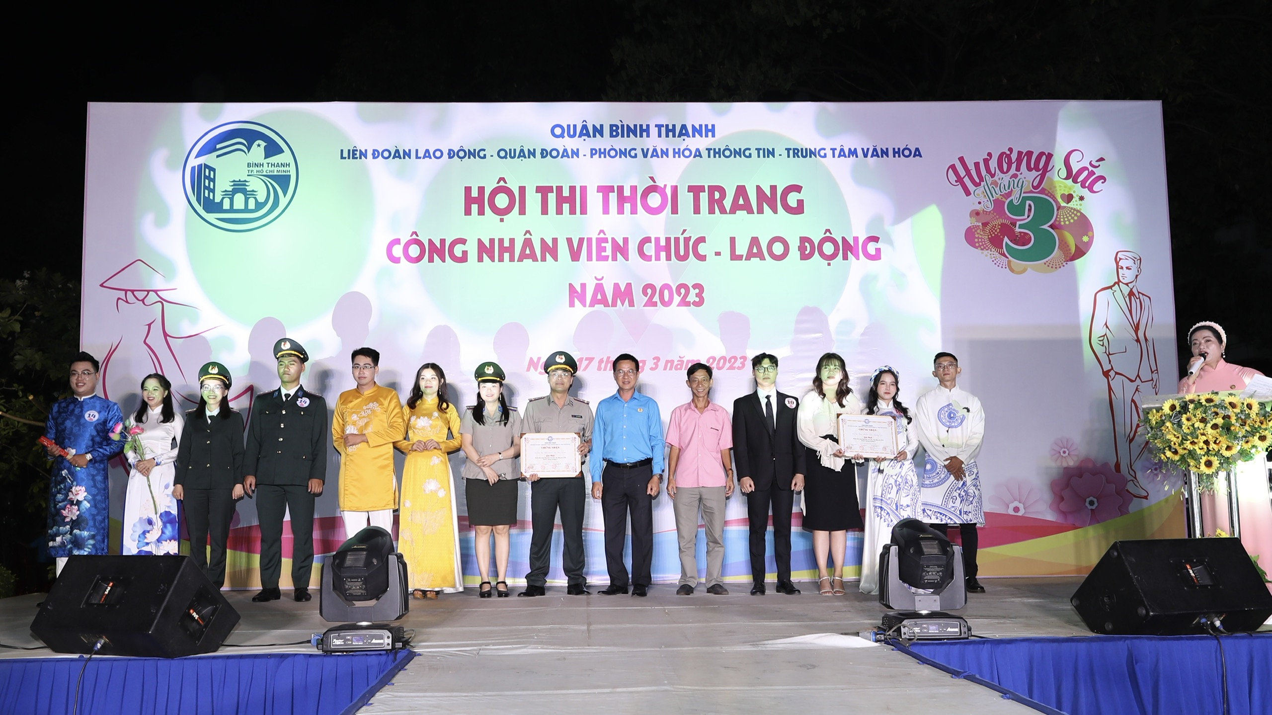 Chi cục THADS quận Bình Thạnh đạt giải nhất Hội thi thời trang công nhân viên chức lao động năm 2023