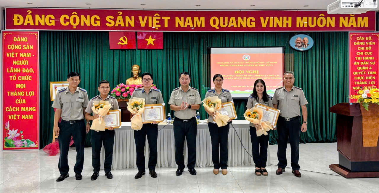 Phòng Thi hành án dân sự Khu vực 1, Thành phố Hồ Chí Minh tổ chức Hội nghị triển khai thực hiện chỉ tiêu, nhiệm vụ về công tác thi hành án dân sự, thi hành án hành chính năm 2026