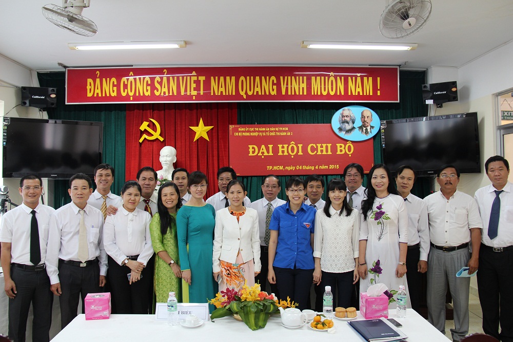 Cục Thi hành án dân sự thành phố Hồ Chí Minh tổ chức các Đại hội Chi bộ các phòng chuyên môn
