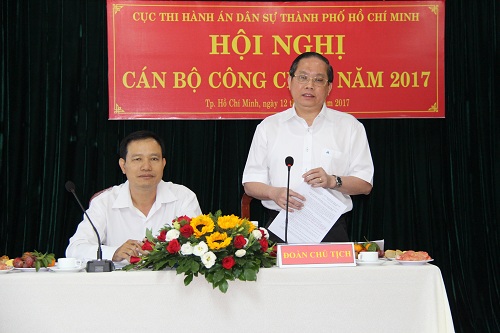 Cục Thi hành án dân sự TP. Hồ Chí Minh tổ chức Hội nghị cán bộ, công chức năm 2017