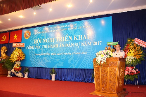 Cục Thi hành án dân sự thành phố Hồ Chí Minh tổ chức Hội nghị triển khai công tác thi hành án dân sự năm 2017