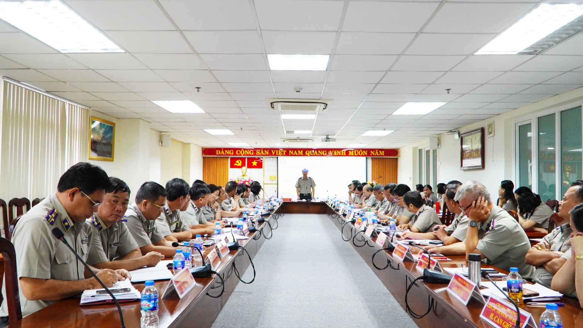 Phó Tổng cục trưởng Nguyễn Thắng Lợi làm việc tại Cục THADS Thành phố Hồ Chí Minh về công tác tiếp công dân, giải quyết khiếu nại, tố cáo