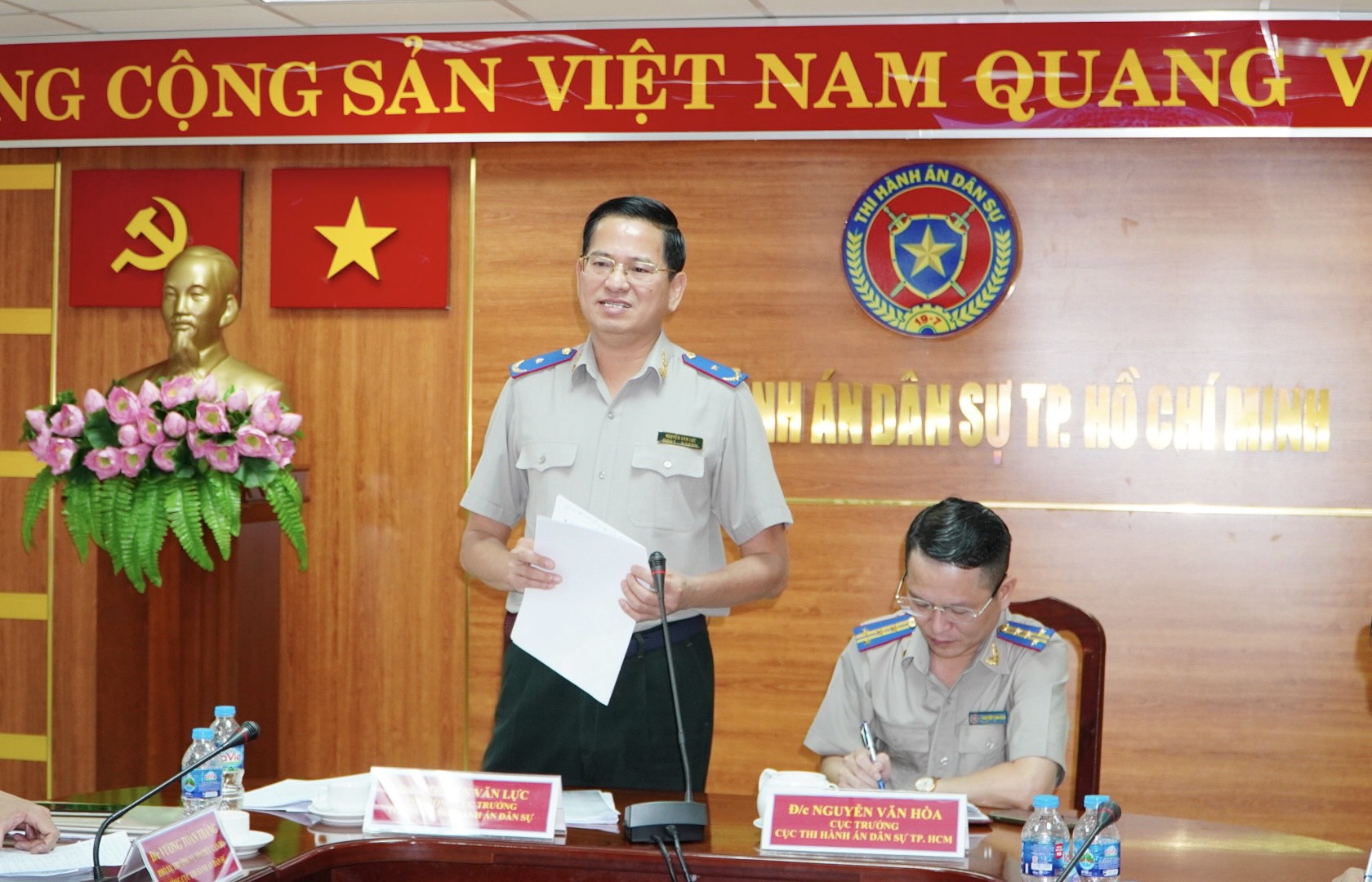 TPHCM: Phó Tổng cục trưởng Nguyễn Văn Lực làm việc với Cục THADS TP. Hồ Chí Minh về nhiệm vụ công tác quý I/2024