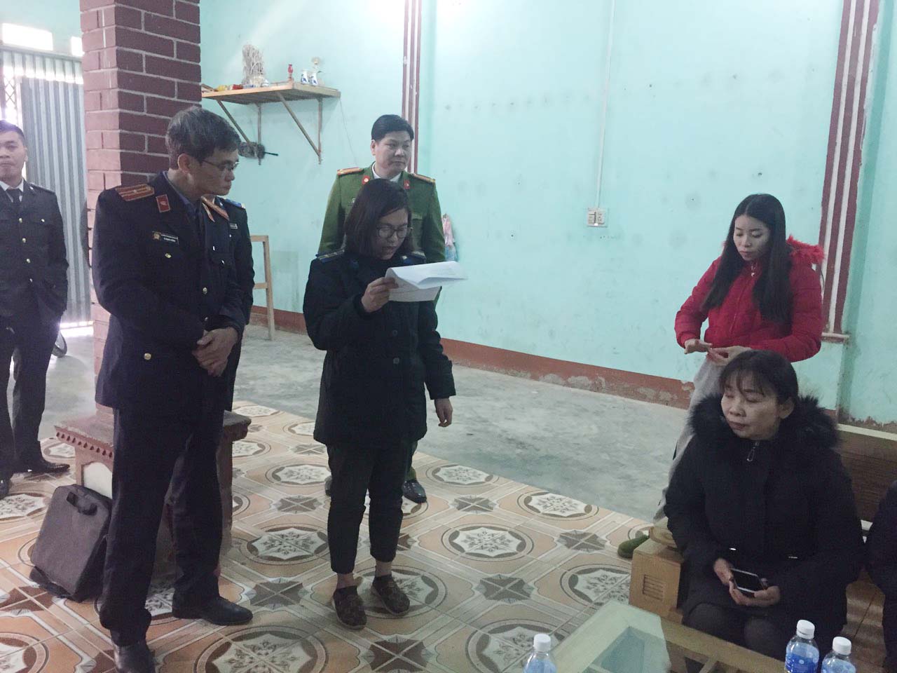 Chi cục Thi hành án dân sự huyện Hàm Yên tổ chức cưỡng chế, đẩy nhanh tiến độ THADS năm 2021
