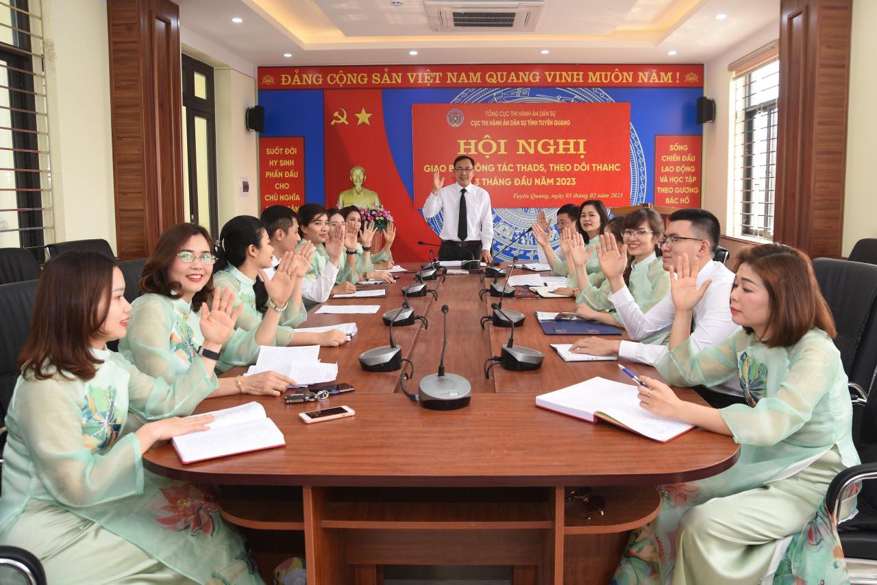 Công đoàn cơ sở Chi cục Thi hành án dân sự thành phố Tuyên Quang hưởng ứng  hoạt động 