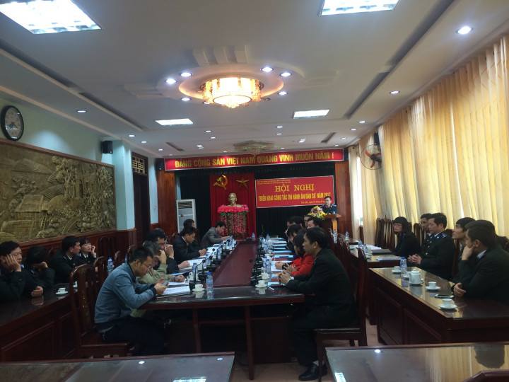 Chi Cục Thi hành án dân sự huyện Yên Sơn triển khai công tác Thi hành án dân sự năm 2017