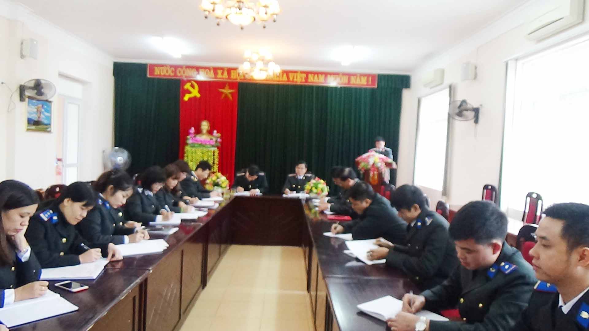 Hội nghị cán bộ, công chức năm 2018 của Cục Thi hành án dân sự tỉnh.