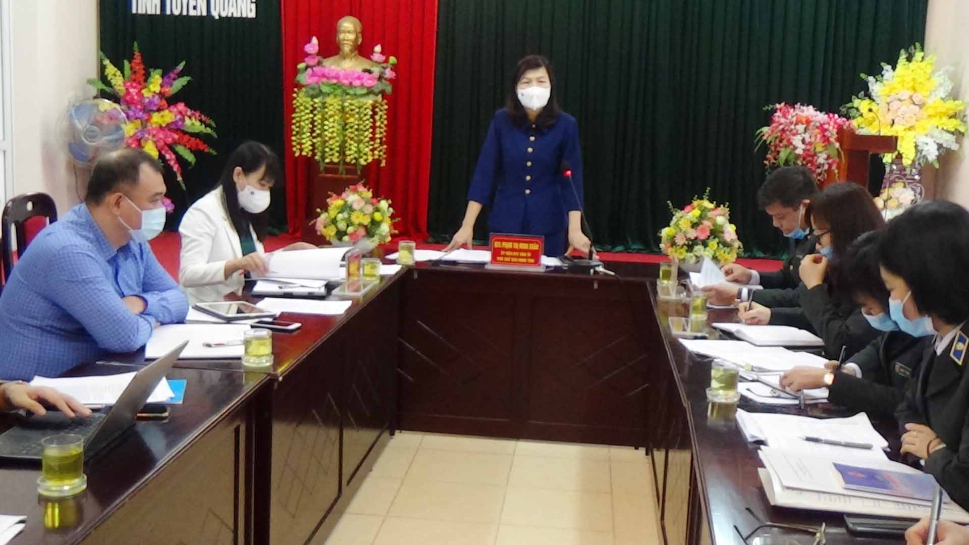 Hội đồng nhân dân tỉnh Tuyên Quang giám sát công tác thi hành án dân sự, theo dõi thi hành án hành chính tại Cục THADS tỉnh