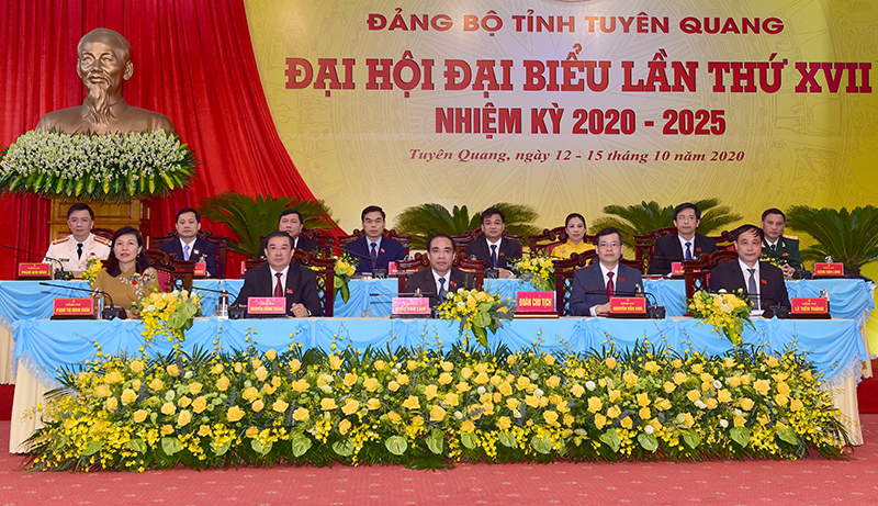 Phiên trù bị Đại hội đại biểu Đảng bộ tỉnh Tuyên Quang lần thứ XVII, nhiệm kỳ 2020-2025