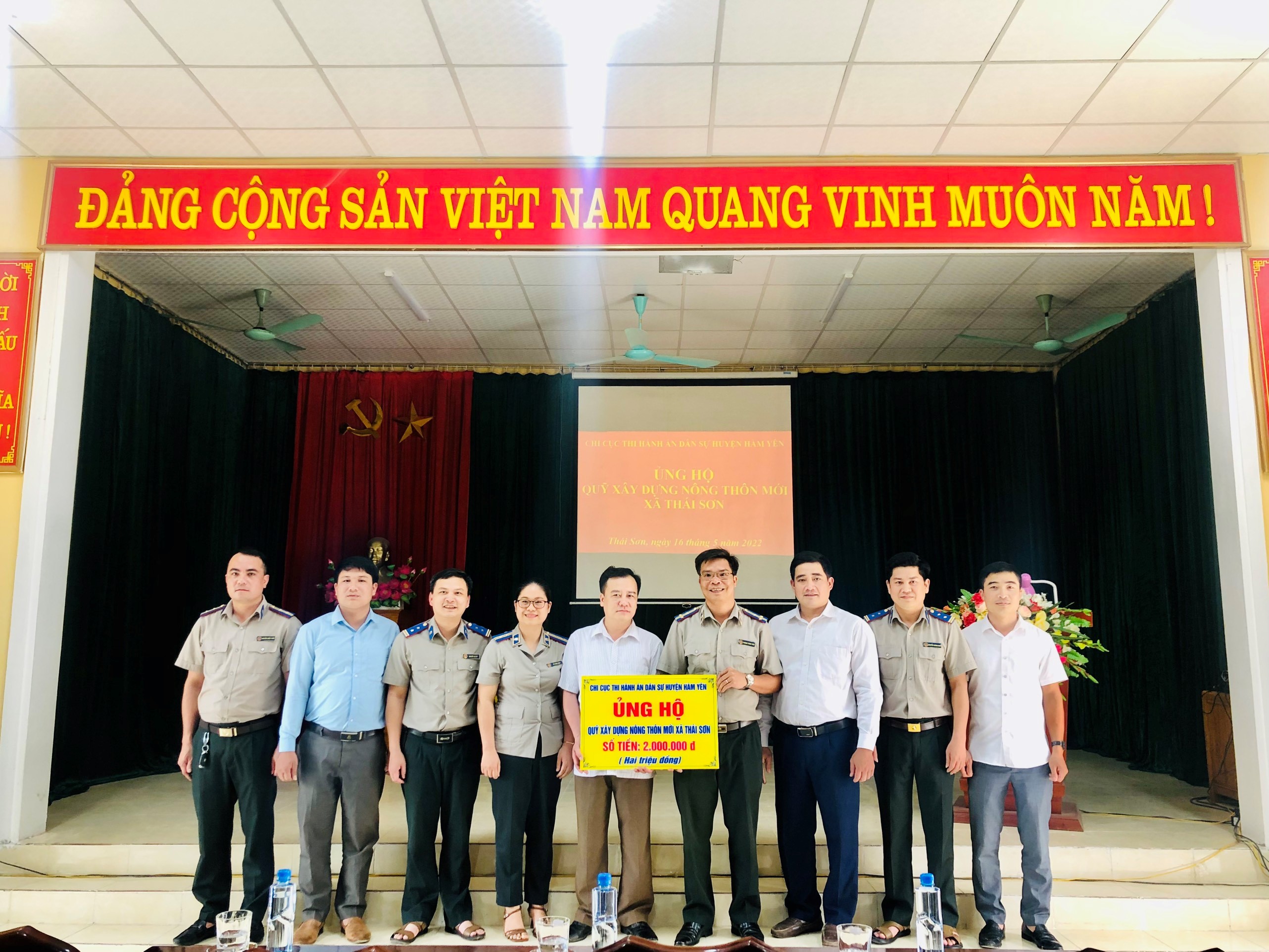 Chi cục THADS huyện Hàm Yên tích cực thực hiện “Phong trào thi đua Ngành Tư pháp chung sức góp phần xây dựng nông thôn mới”