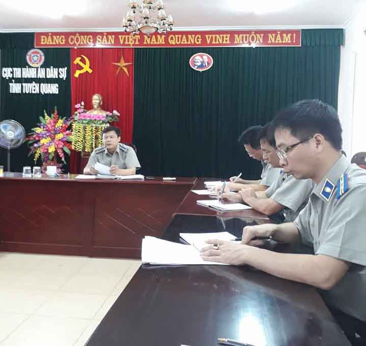 Chi bộ Cục Thi hành án dân sự tỉnh Tuyên Quang thông báo nhanh kết quả Hội nghị lần thứ bảy Ban Chấp hành Trung ương Đảng khóa XII