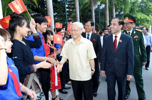 Tổng Bí thư Nguyễn Phú Trọng dự và chỉ đạo Đại hội đại biểu Đảng bộ tỉnh Tuyên Quang