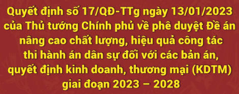 UBND tỉnh ban hành Kế hoạch thực hiện Quyết định số 17/QĐ-TTg ngày 13/01/2023 của Thủ tướng Chính phủ trên địa bàn tỉnh Tuyên Quang