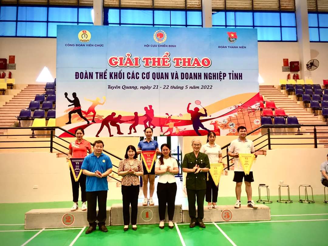 Công đoàn Cục THADS tỉnh Tuyên Quang đạt giải ba môn kéo co tại Giải thể thao các đoàn thể khối các cơ quan và doanh nghiệp tỉnh năm 2022.