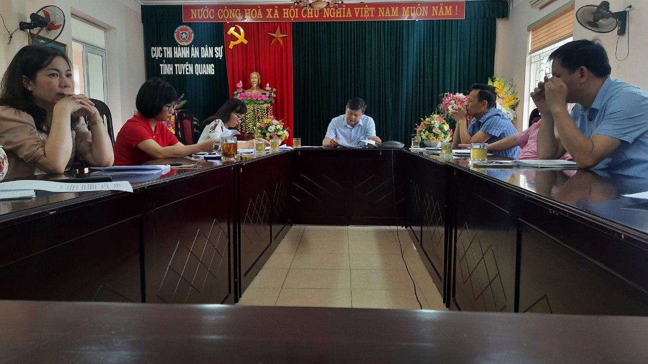 Chi bộ Cục THADS tỉnh Tuyên Quang học tập chuyên đề năm 2022 và triển khai đợt sinh hoạt chính trị, tư tưởng về nội dung tác phẩm của Tổng Bí thư Nguyễn Phú Trọng