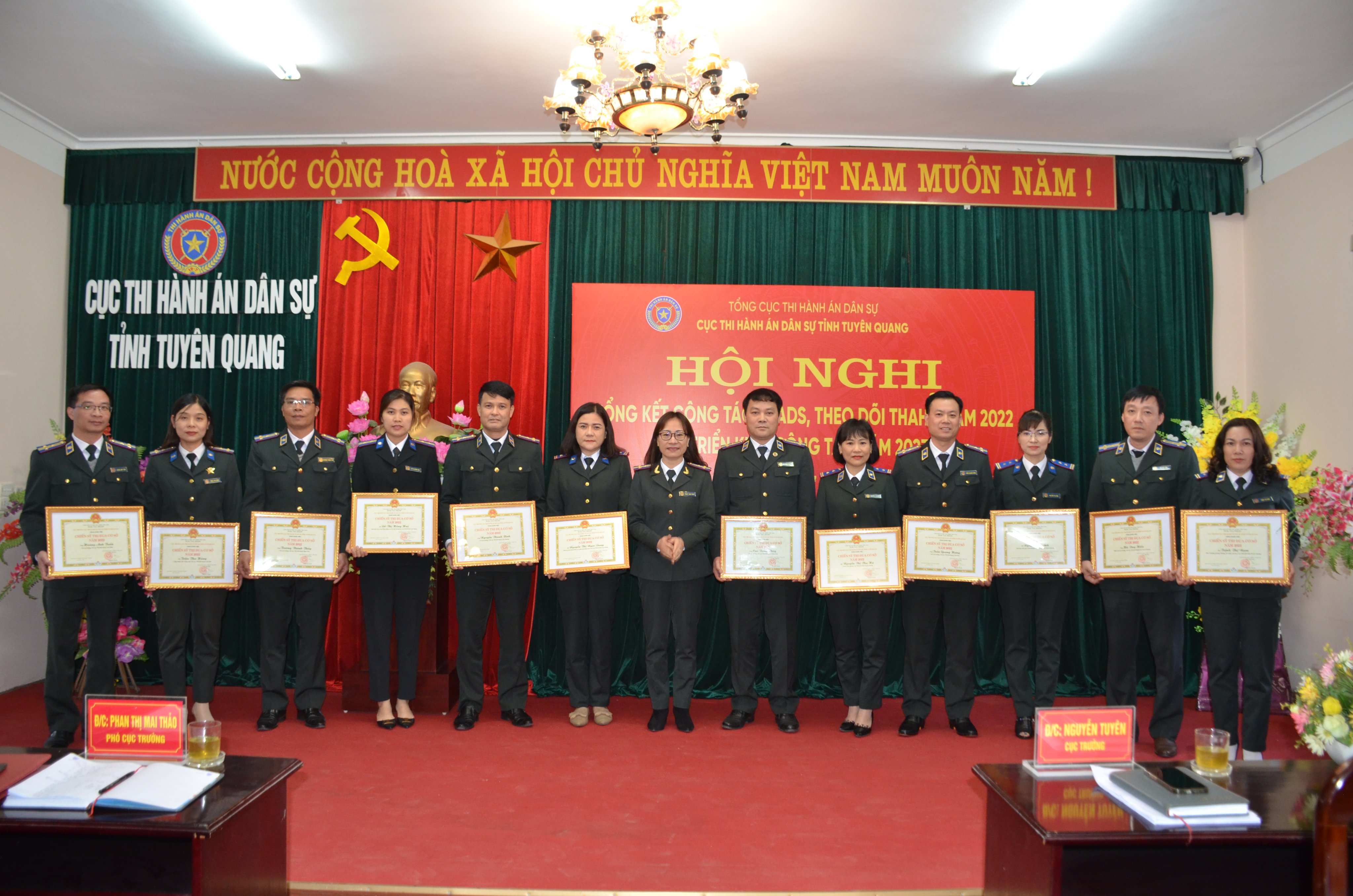 Cục THADS Tuyên Quang tổ chức Hội nghị triển khai công tác thi hành án dân sự, thi hành án hành chính năm 2023