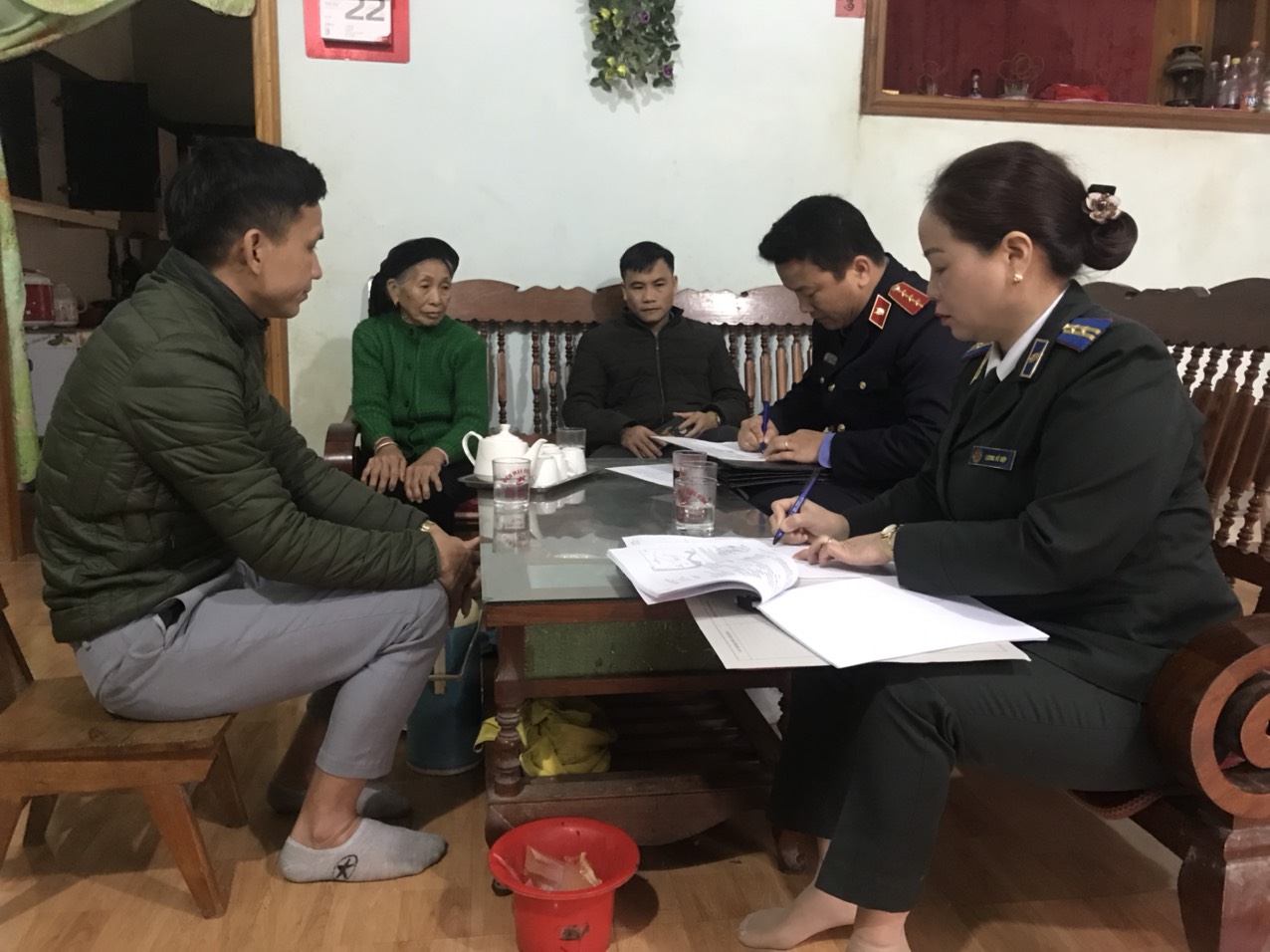 Viện kiểm sát nhân dân huyện Chiêm Hóa trực tiếp xác minh các trường hợp chưa có điều kiện thi hành án