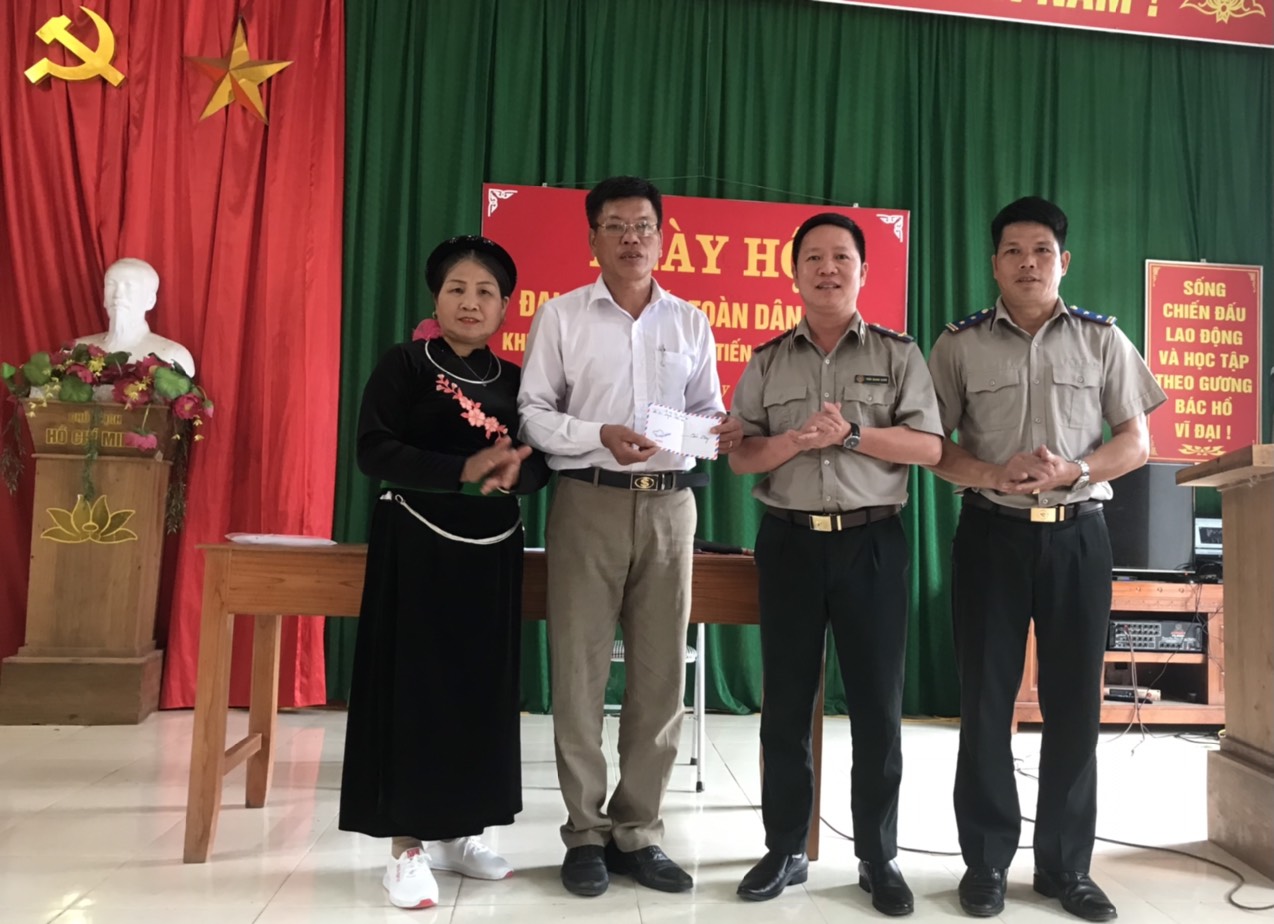 Chi cục THADS huyện Chiêm Hóa: Tham gia Ngày hội Đại đoàn kết toàn dân tộc ở khu dân cư năm 2023