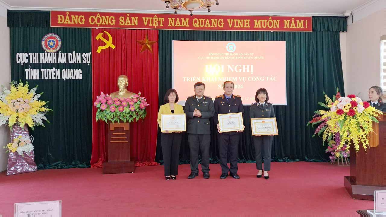 Cục THADS tỉnh Tuyên Quang tổ chức Hội nghị triển khai công tác năm 2024