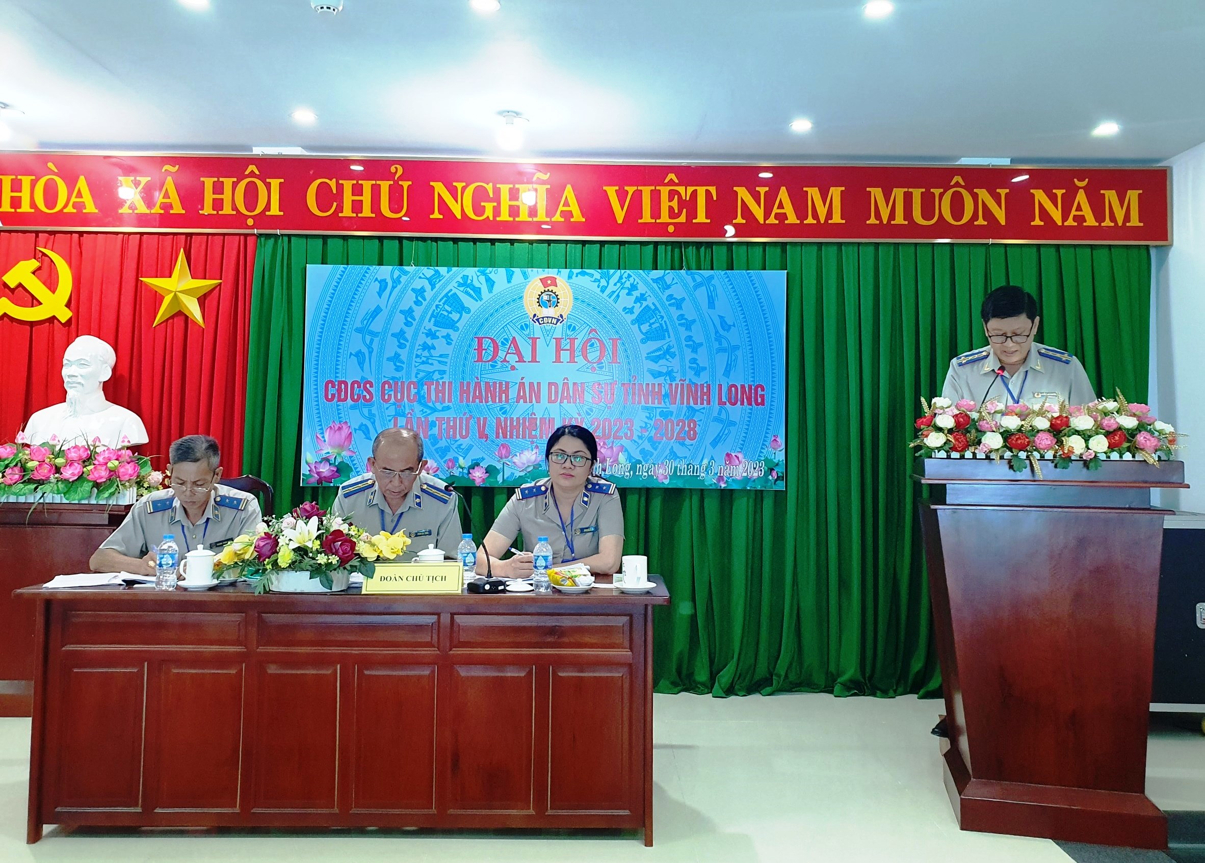 Ngày 30 tháng 3 năm 2023 Công đoàn cơ sở Cục Thi hành án dân sự tỉnh Vĩnh Long đã tổ chức Đại hội Công đoàn lần thứ V, nhiệm kỳ 2023-2028
