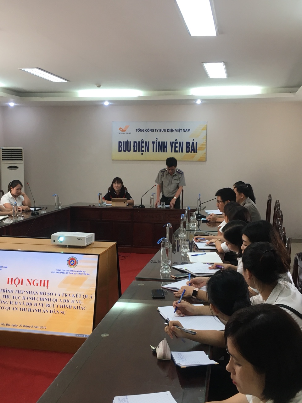 Hội nghị tập huấn phối hợp giữa Cục THADS tỉnh Yên Bái và Bưu điện tỉnh Yên Bái