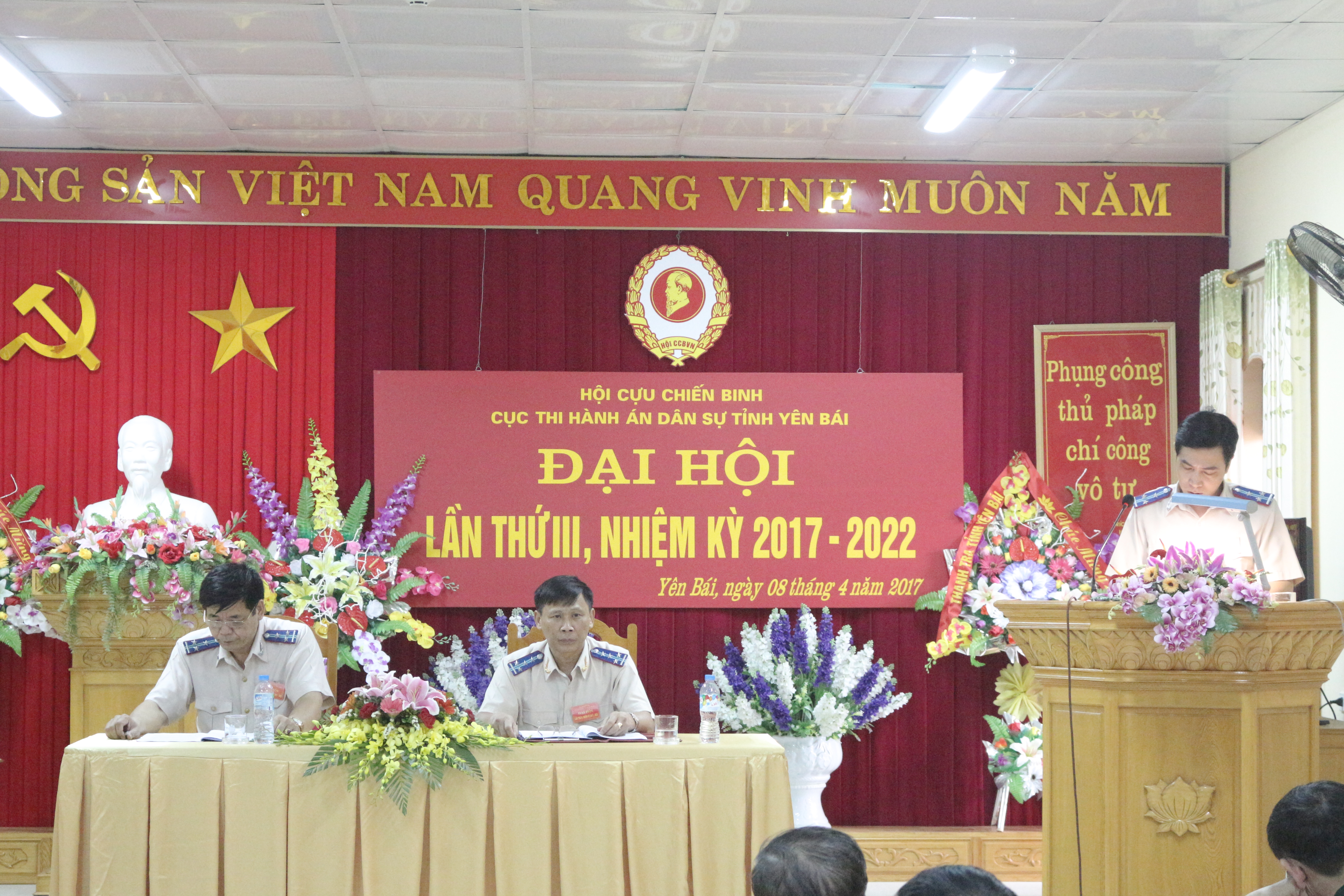 Đại hội Hội Cựu chiến binh Cục THADS tỉnh Yên Bái lần thứ III, nhiệm kỳ 2017 - 2022