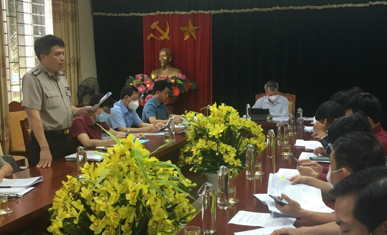 Đoàn giám sát Ban pháp chế HĐND tỉnh Bắc Giang làm việc tại Chi cục THADS huyện Yên Dũng