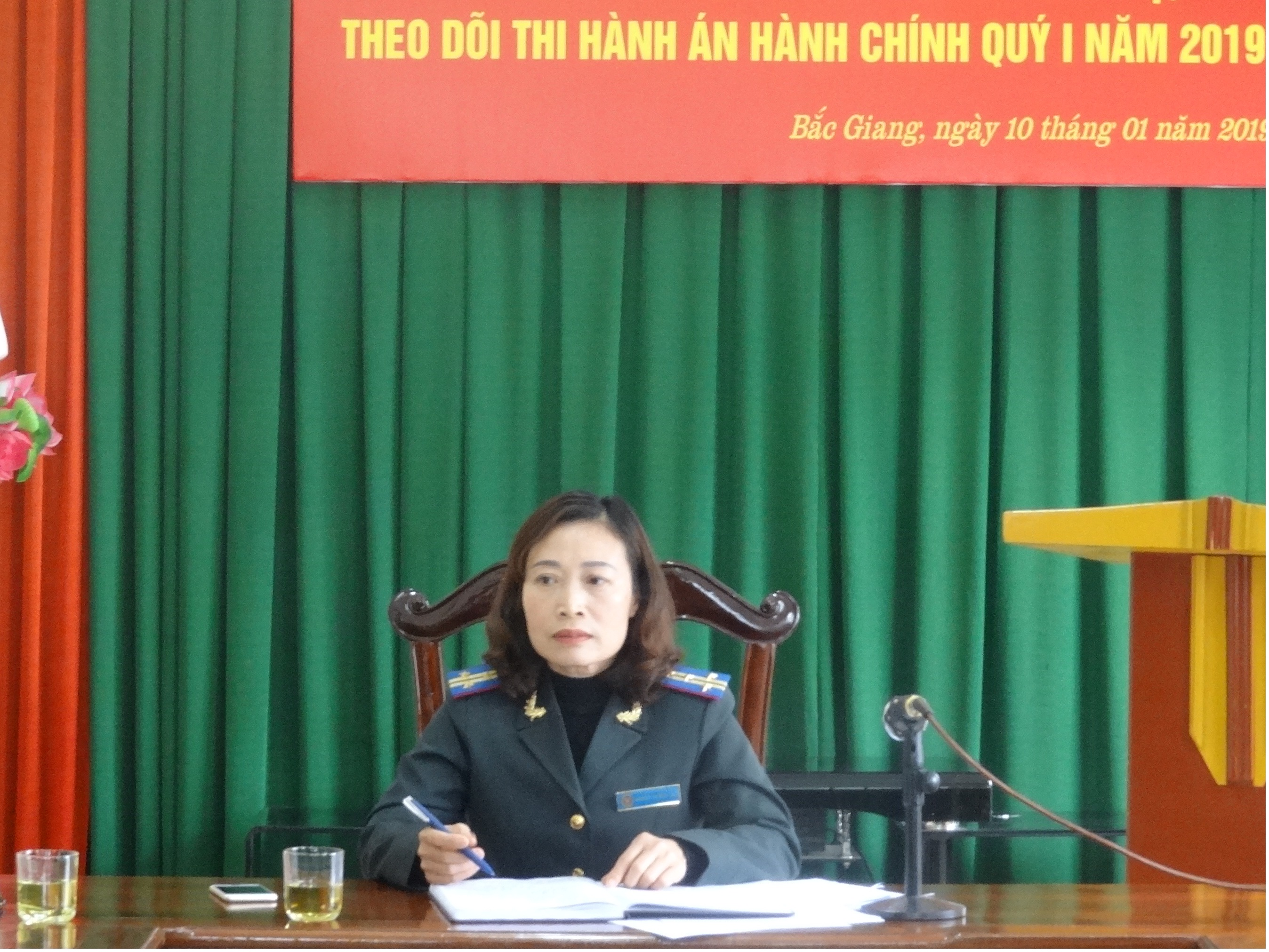 Bắc Giang tổ chức Hội nghị giao ban công tác thi hành án dân sự,  theo dõi thi hành án hành chính quý I năm 2019