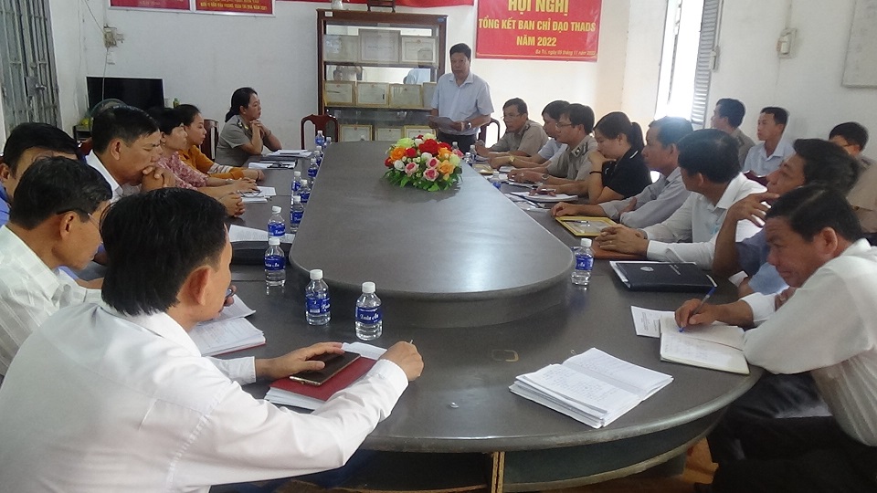 Ban Chỉ đạo Thi hành án dân sự huyện Ba Tri, tỉnh Bến Tre  tổ chức hội nghị tổng kết hoạt động năm 2022