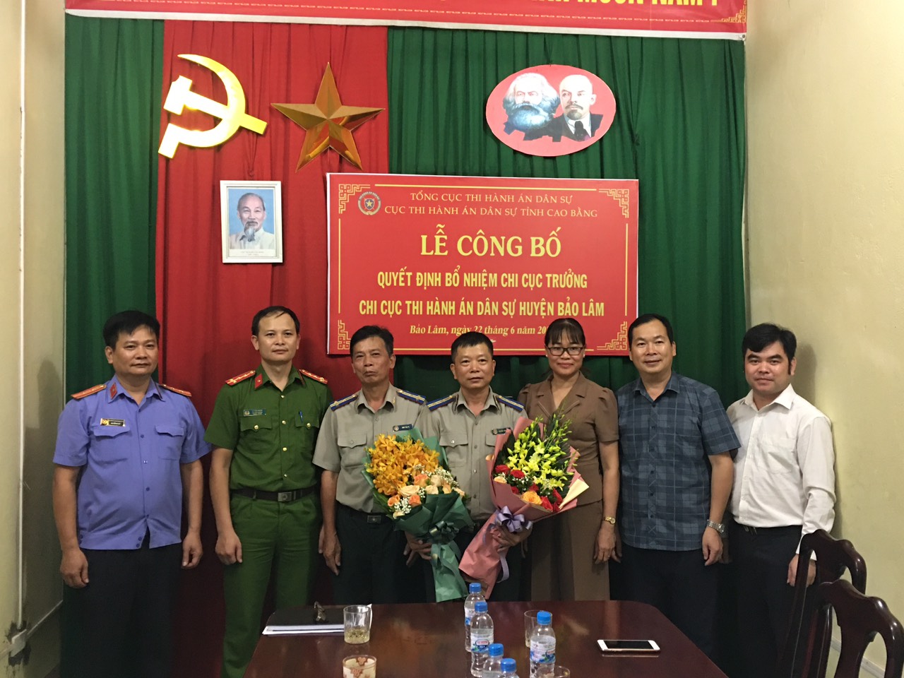 Lễ công bố quyết định bổ nhiệm Chi cục trưởng Chi cục Thi hành án dân sự huyện Bảo Lâm