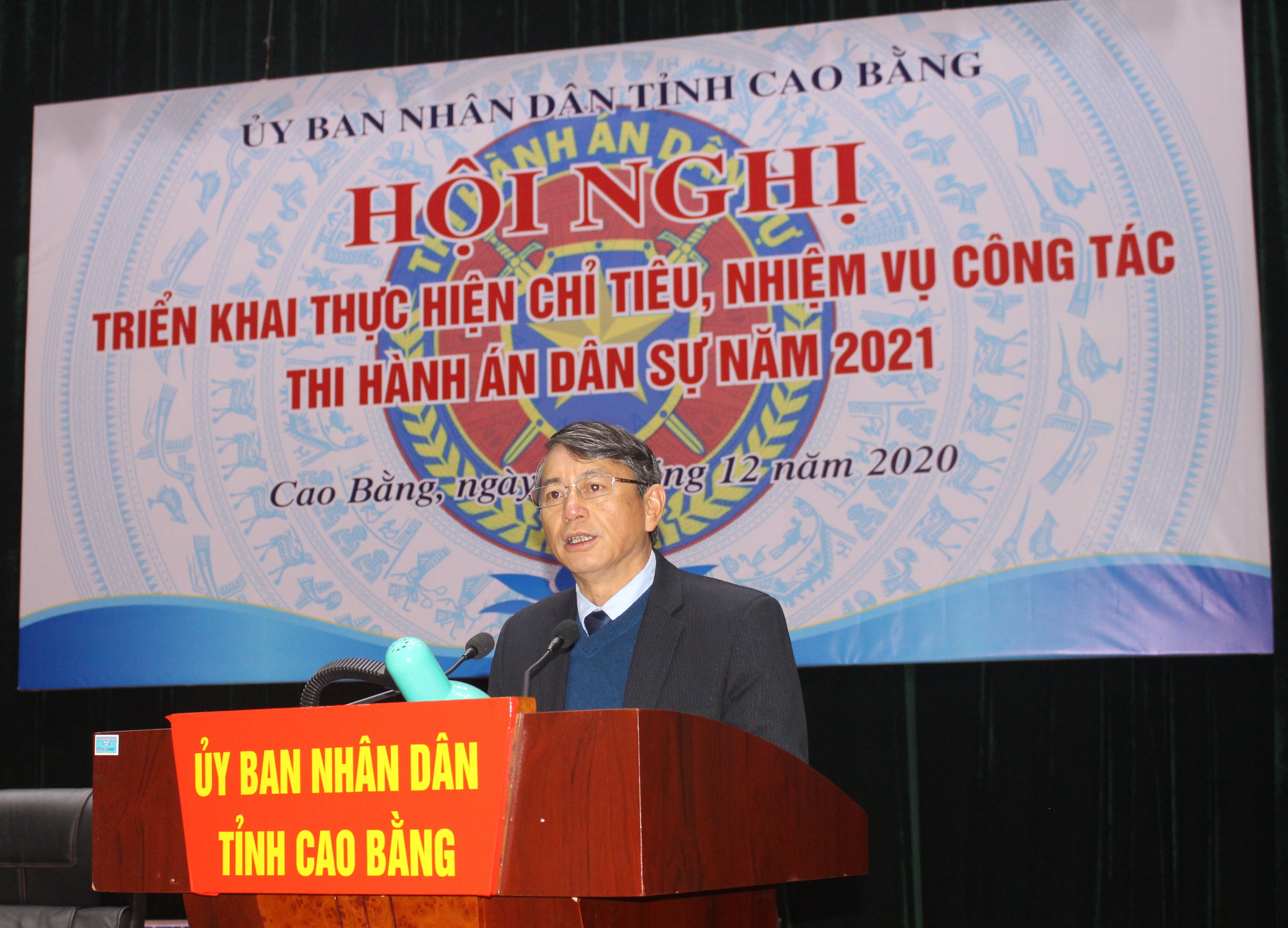 Ủy ban nhân dân tỉnh Cao Bằng tổ chức Hội nghị triển khai công tác Thi hành án dân sự năm 2021