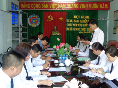 Chi cục Thi hành án dân sự huyện Châu Thành Hội nghị sơ kết giữa nhiệm kỳ 2015 - 2020