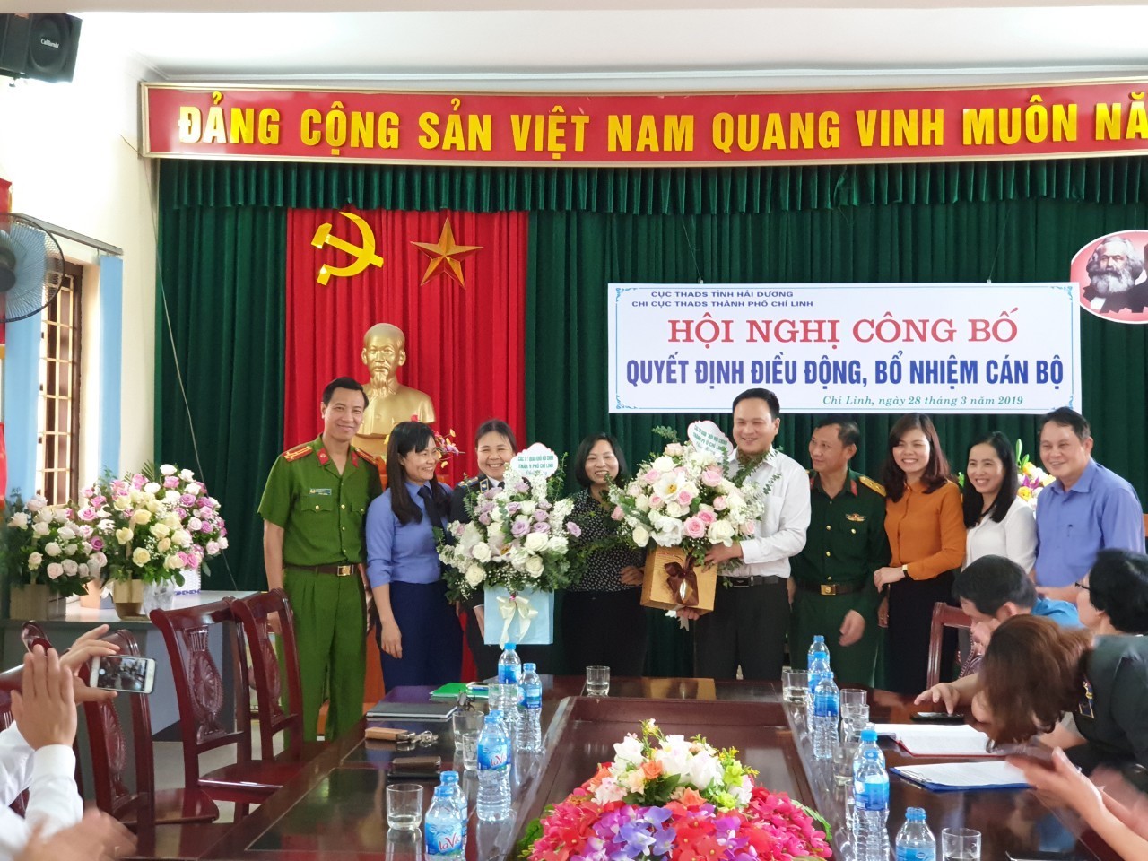 Công bố Quyết định điều động, bổ nhiệm Chi cục trưởng Chi cục Thi hành án dân sự thành phố Chí Linh.