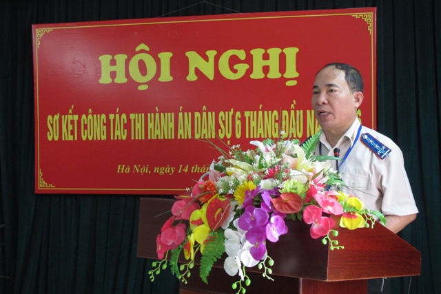 Cục Thi hành án dân sự thành phố Hà Nội tổ chức Hội nghị sơ kết công tác thi hành án dân sự 6 tháng đầu năm 2016
