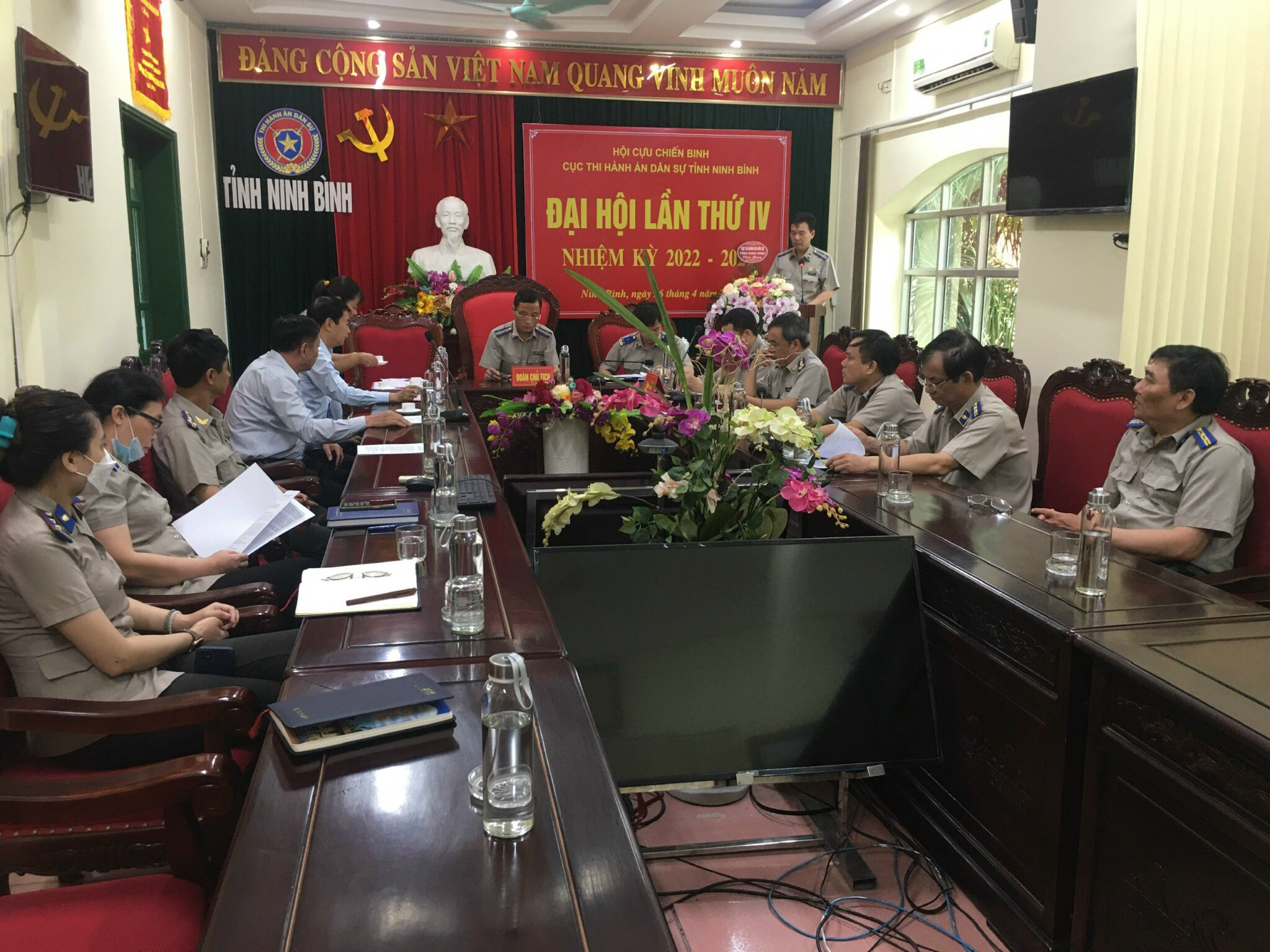 Đại hội Cựu chiến binh Cục Thi hành án dân sự tỉnh Ninh Bình lần thứ IV, nhiệm kỳ 2022 - 2027