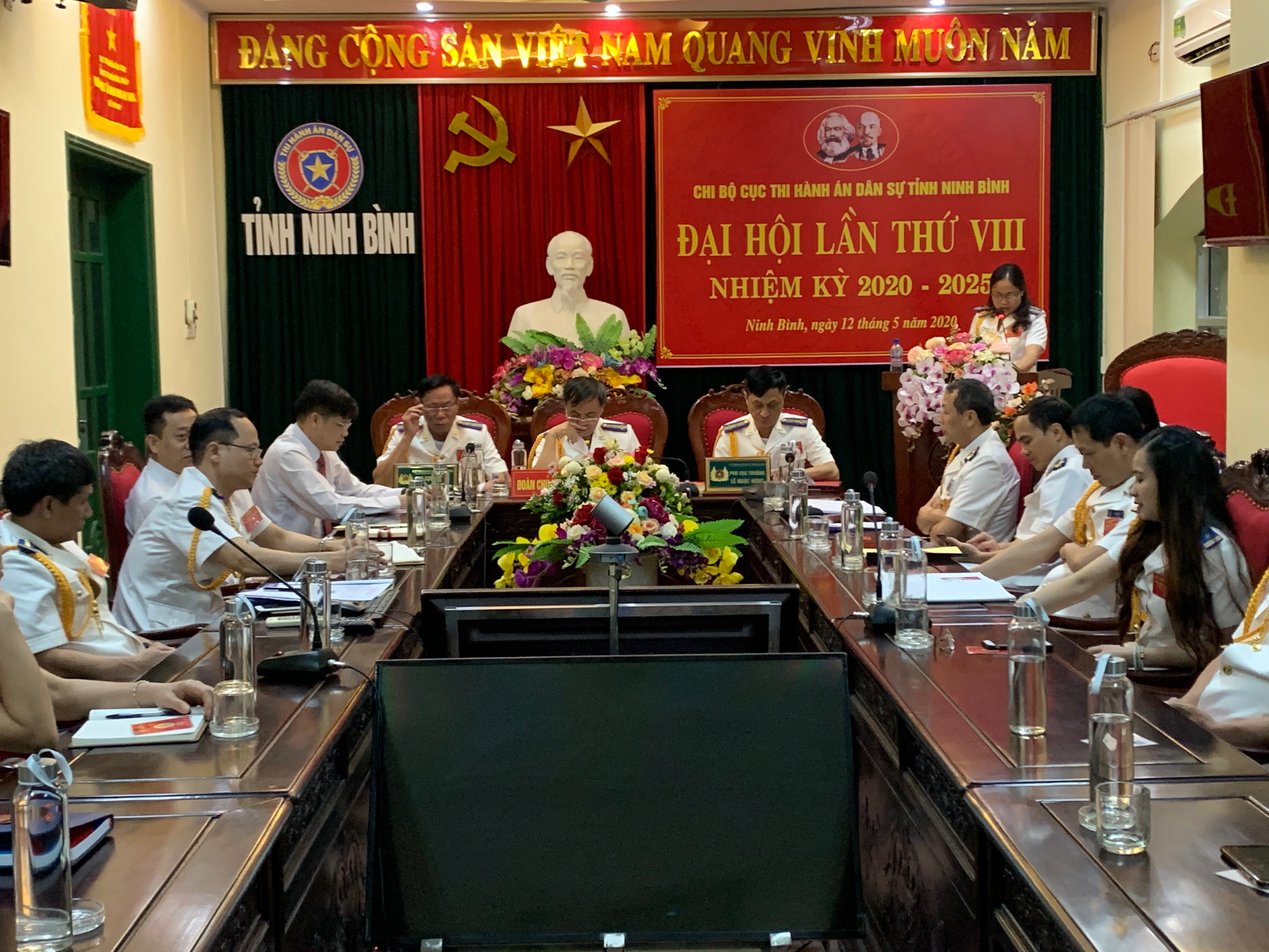 Chi bộ Cục Thi hành án dân sự tỉnh Ninh Bình tổ chức Đại hội Chi bộ lần thứ VIII, nhiệm kỳ 2020-2025
