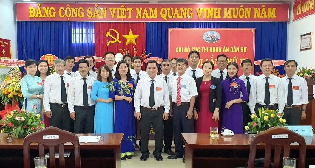 Cục Thi hành án dân sự tỉnh Ninh Thuận tổ chức thành công Đại hội Chi bộ lần thứ III, nhiệm kỳ 2020 – 2025