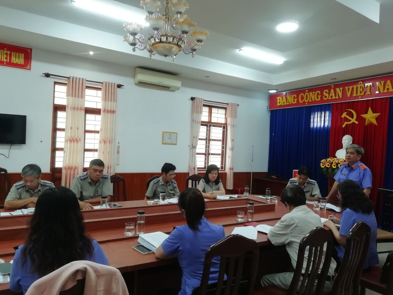 Viện Kiểm sát nhân dân tỉnh Ninh Thuận trực tiếp kiểm sát hoạt động thi hành án dân sự tại Cục Thi hành án dân sự tỉnh Ninh Thuận năm 2022
