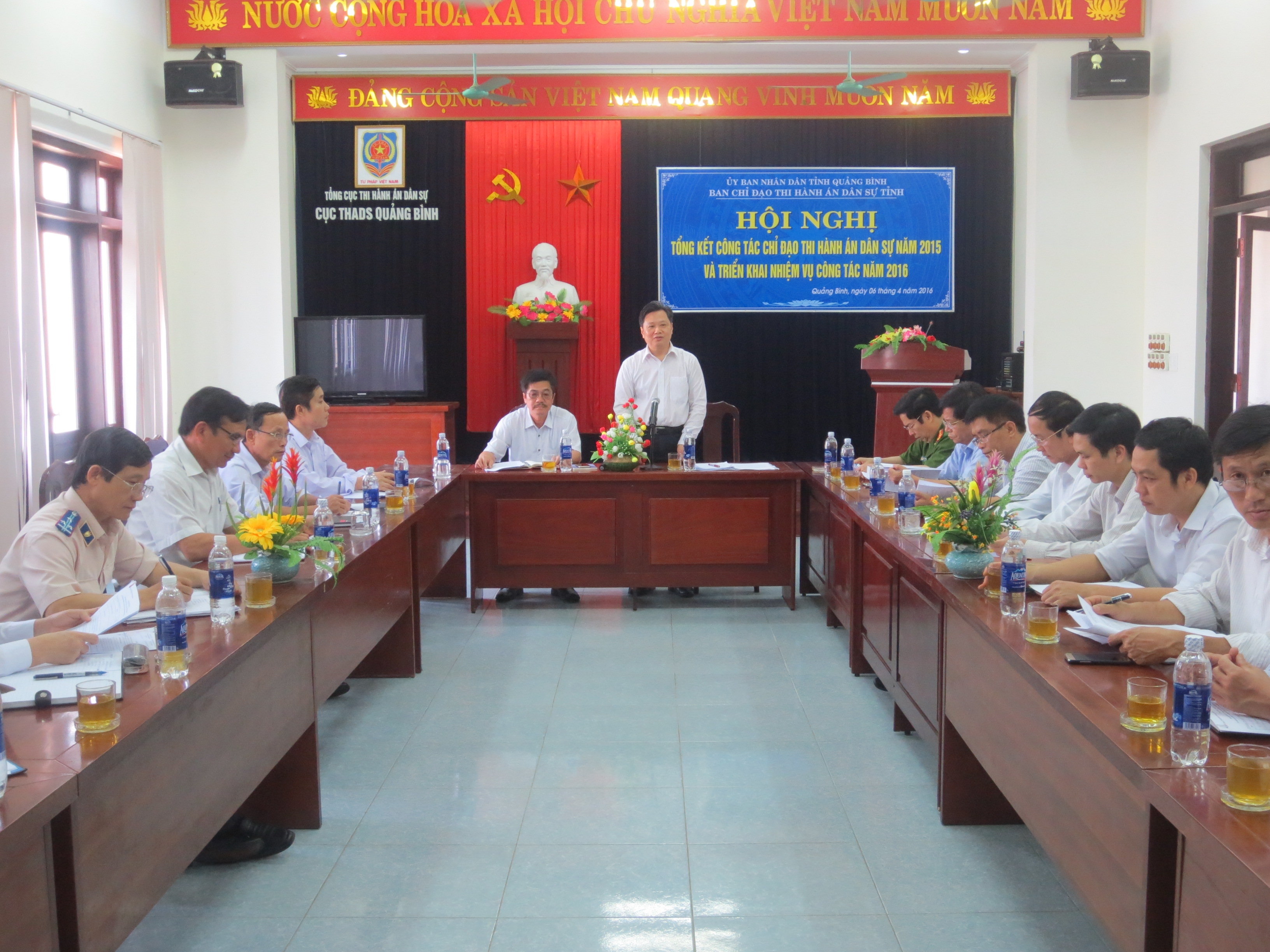 Ban chỉ đạo Thi hành án dân sự tỉnh Quảng Bình tổ chức Hội nghị triển khai nhiệm vụ năm 2016