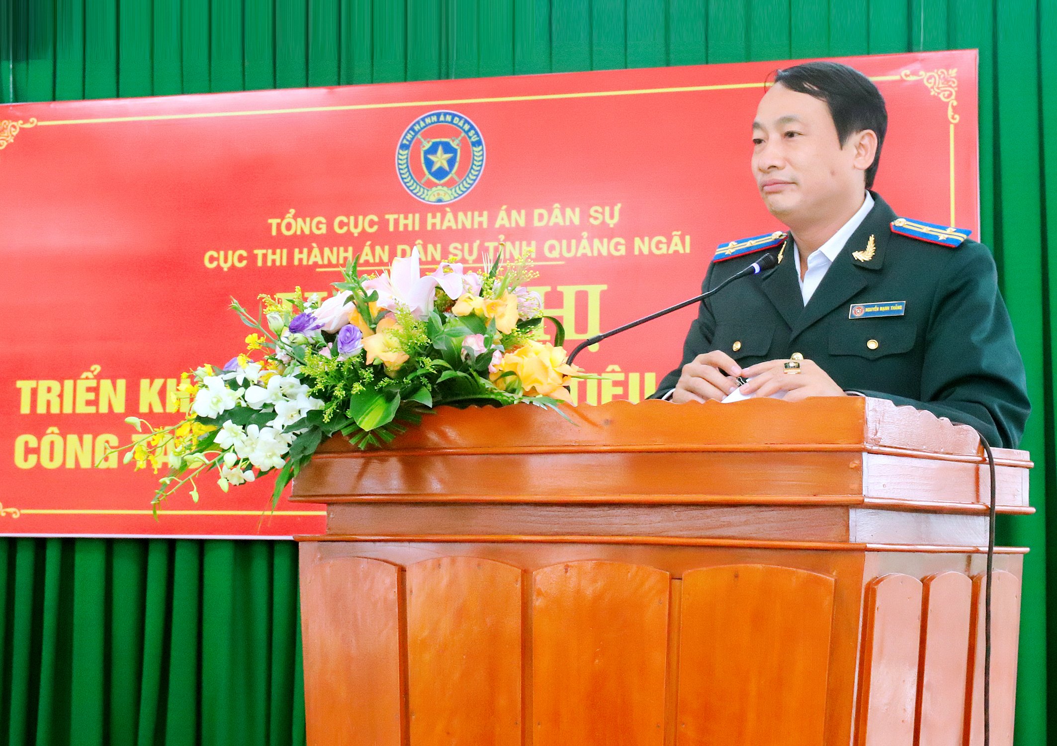 Cục Thi hành án dân sự tỉnh Quảng Ngãi tổ chức Hội nghị  triển khai thực hiện chỉ tiêu, nhiệm vụ công tác năm 2021