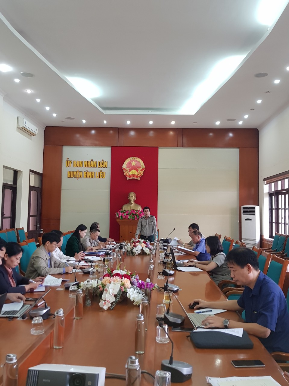 Ban chỉ đạo Thi hành án dân sự tỉnh làm việc với Ban chỉ đạo chỉ đạo thi hành án dân sự huyện Bình Liêu