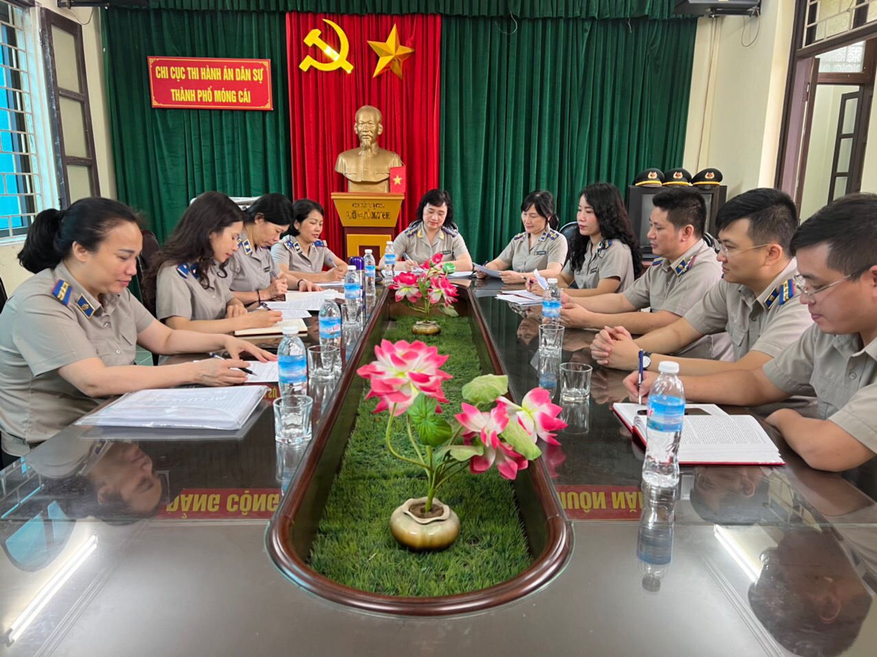 Cục Thi hành án dân sự tỉnh Quảng Ninh kiểm tra toàn diện Chi cục Thi hành án dân sự thành phố Móng Cái