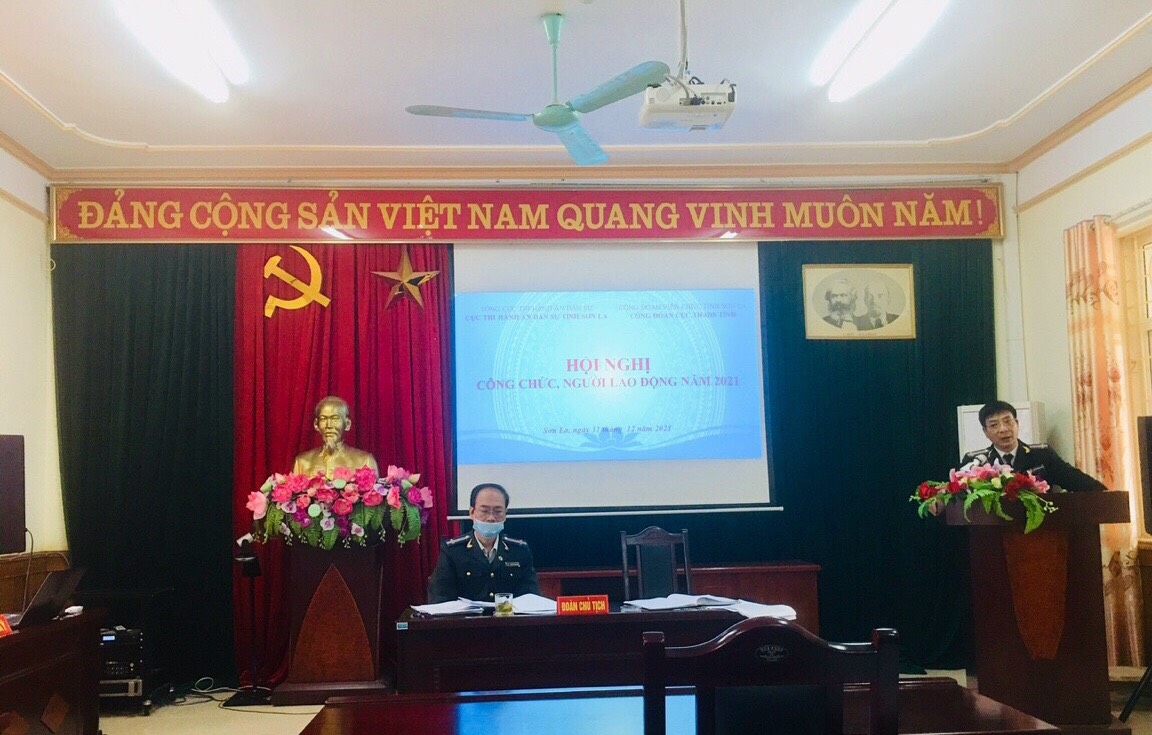 Cục Thi hành án dân sự tỉnh Sơn La tổ chức Hội nghị công chức, người lao động năm 2021